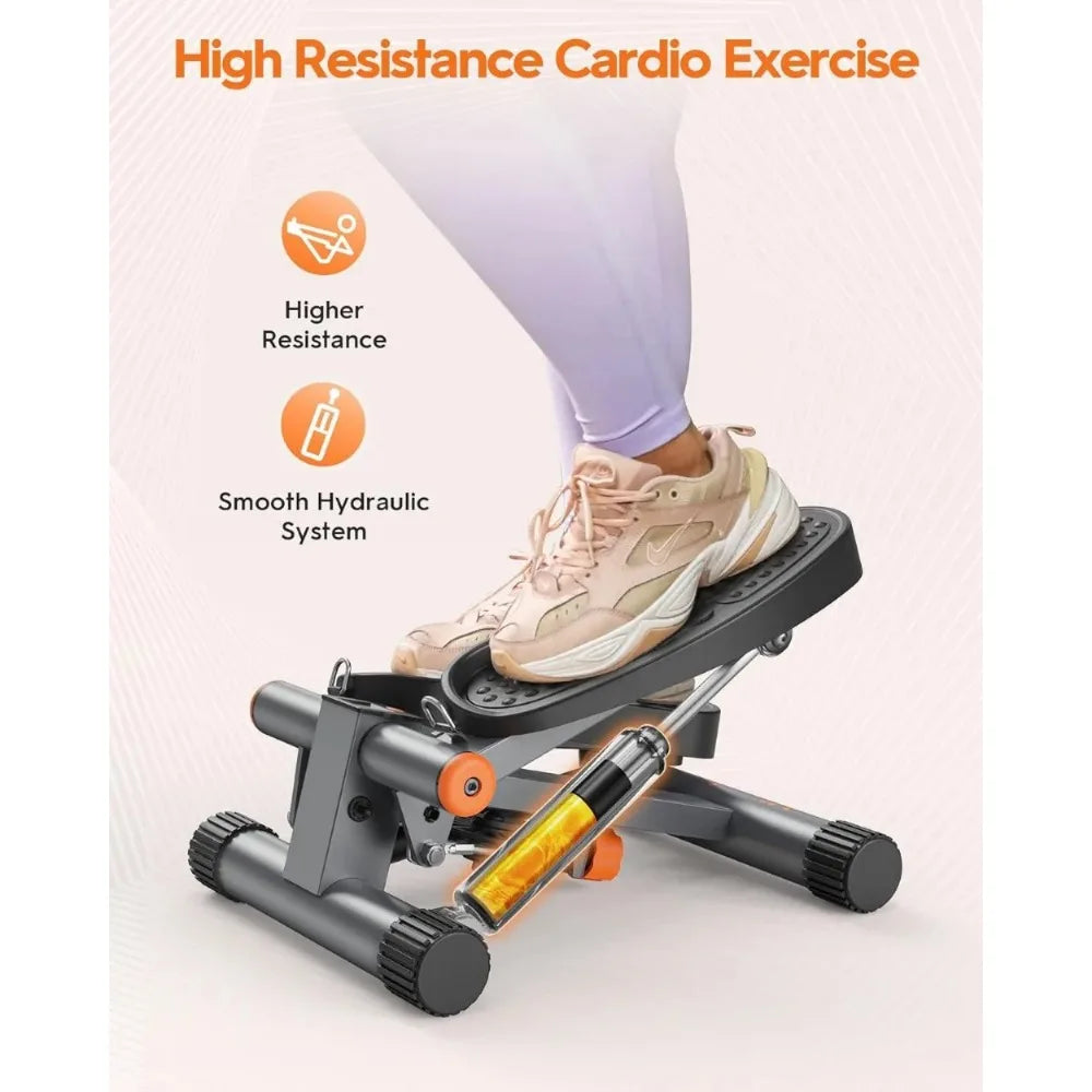Mini Stair Stepper with Resistance Bands
